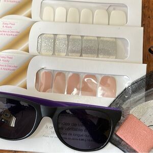 Retired color street Sunglasses and Nail Wrap Set